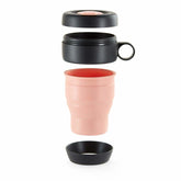Collapsible Silicone Coffee Cup with Lid